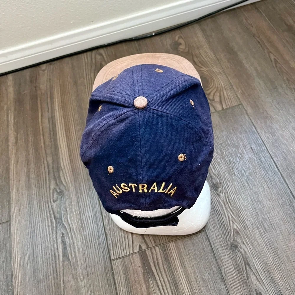 Australia Cap - Blue and Tan